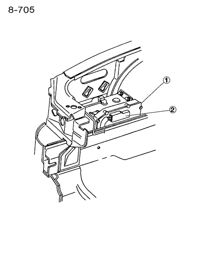 Single Board Engine Controller , (Powertrain Control Module) Diagram for 4606554