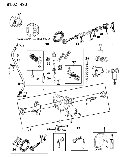 Seal, Pinion W/Slinger Diagram for 83503390