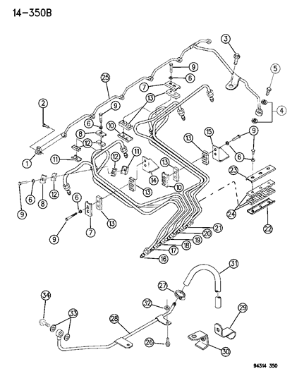 Isolator Fuel Filter Vibration Diagram for 4762022