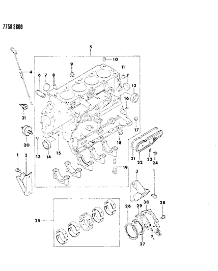 1993 Chrysler New Yorker Plug, Expansion (40Mm) Up To 8/87 Diagram for MF665542