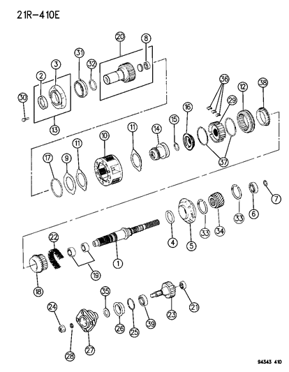 Flange, Yoke, Front Output Shaft, With Slinger Diagram for 4798120