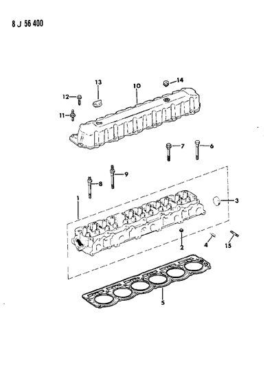 Gasket Diagram for 33004447