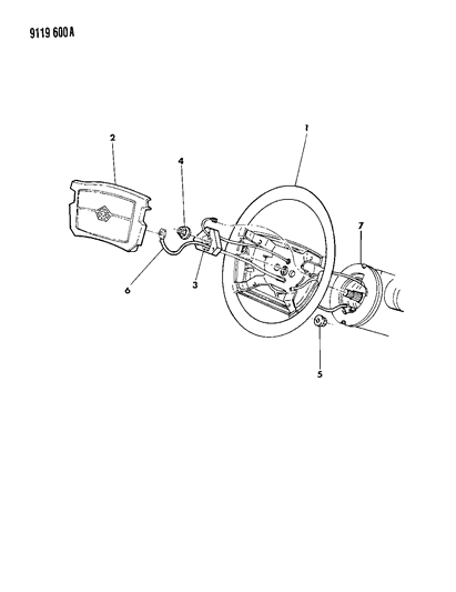 Module, Air Bag And Horn Pad (Gray) Diagram for AK86JS8