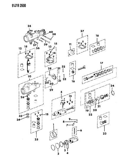 2015 Ram 1500 Nut, W/York Compressor Diagram for J0120369