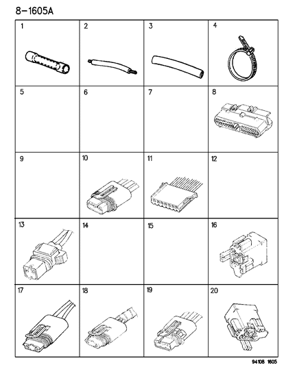 Fusible Link Package , (Dark Green-10 Gauge (4 12" Pieces) Diagram for 4364874
