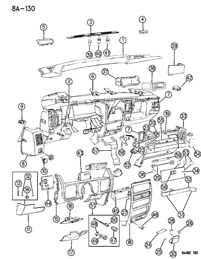Module Assembly, Vehicle Monitor Diagram for 56007142