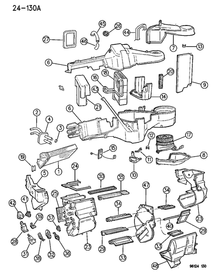Seal A/C Unit: Drain Tube, Outlet Seal, Grommets Diagram for 4734671