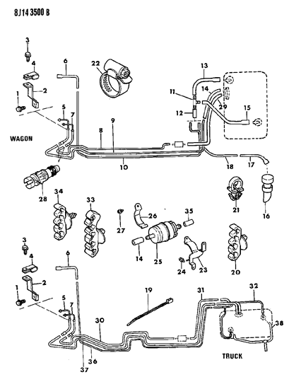 Ty - Straps, 6.75" Long (To Tie 1/16" To 2 1/8" Of Wire) Diagram for 56001144