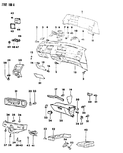 Screw, Instrument Panel Trim 5X16 Tapping Diagram for MB409438