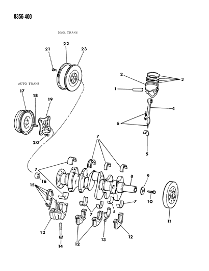 Converter, Torque With A998 & A500 Transmission Lock Up Diagram for R2117627AB