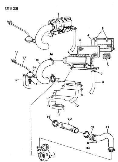 Cleaner Assembly, Air, Complete Diagram for 4213583
