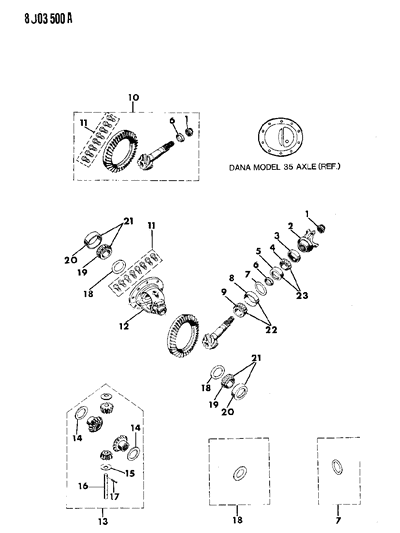 2024 Jeep Compass Pin Differential Shaft Diagram for 5252502