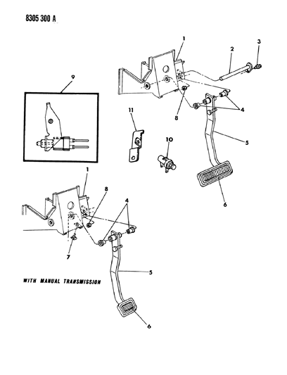 Pad, Automatic Transmission Diagram for 3492837