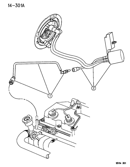 Tube, Fuel Supply Diagram for 4546642