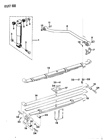 2024 Jeep Wrangler Cushion Diagram for J0637936