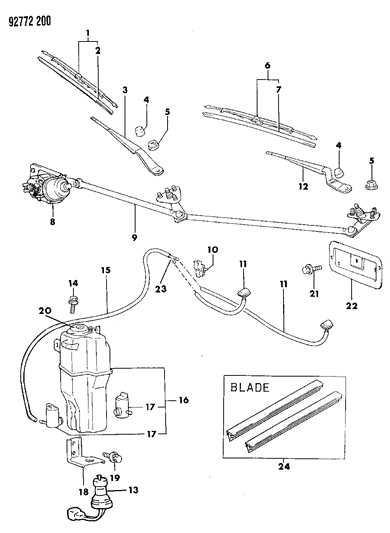 1997 Dodge B3500 Joint, Washer Diagram for MB084419