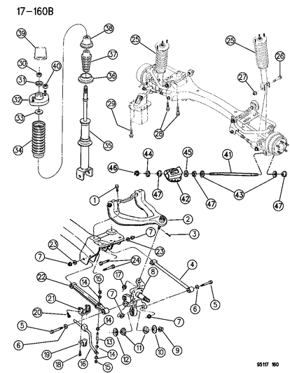 Shock Absorber Assembly , (Sda) Diagram for 4695765