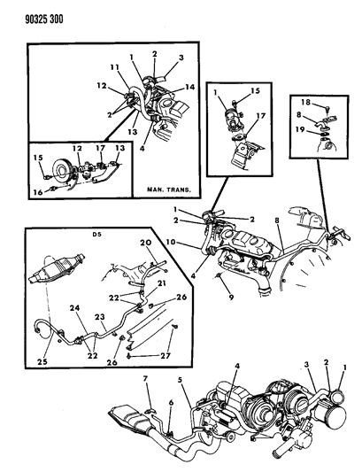 Gasket, Exhaust Manifold Injection Tube Diagram for 4275834