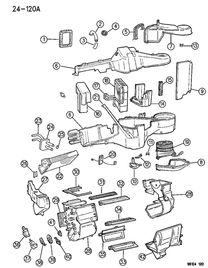 Seal Assembly, Expansion Valve Air Inlet To Dash Diagram for 4734370