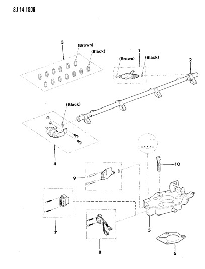 Motor Package, Idle Air By - Pass Diagram for 83503643