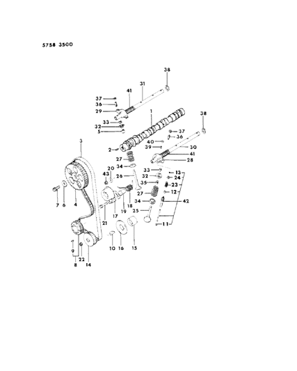 Key, Woodruff Diagram for MD000606