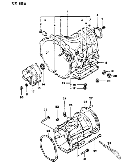 1993 Chrysler New Yorker Stud , (8X25) Single Cam Diagram for MS401327