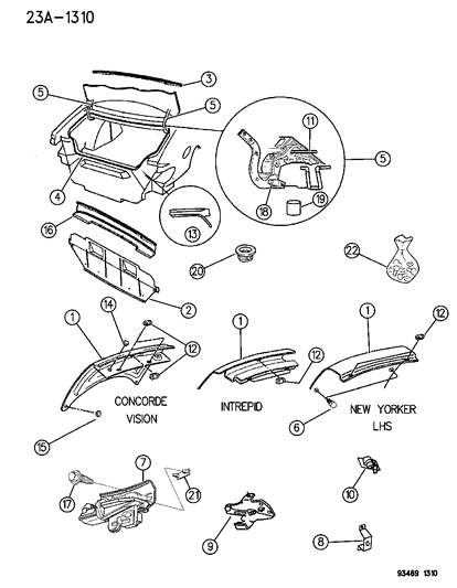 Plug Floor Pan Diagram for 4646855