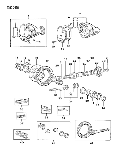 1995 Chrysler New Yorker Plug And Gasket, Magnetic Drain Diagram for MB001265