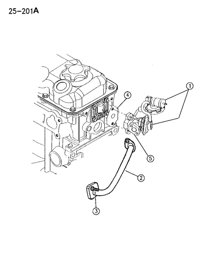2022 Chrysler Voyager Valve, EGR Diagram for 4287602