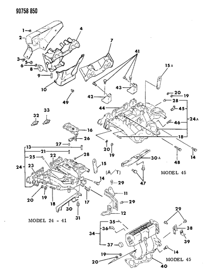Bolt, Engine Oil Indicator Tube (Flange 10X16) Diagram for MF140056