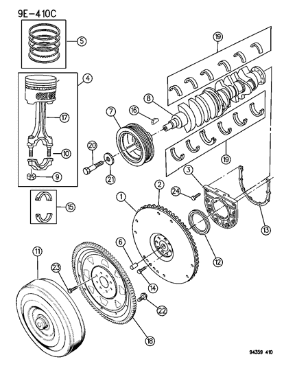 1994 Dodge Ram 2500 Converter, Torque, Lock - Up Diagram for R2118506