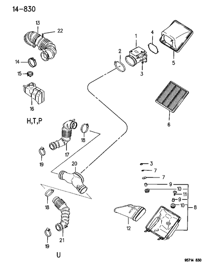 Bolt And Washer (6X30) Diagram for MD161216