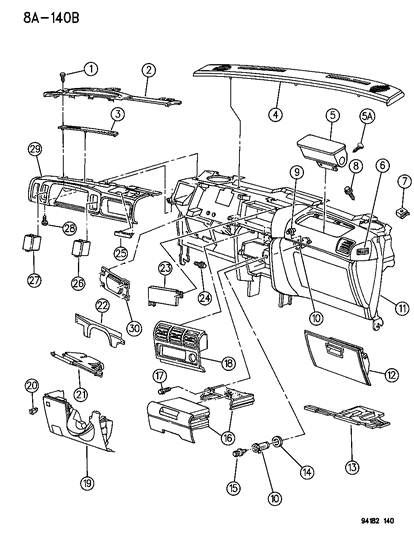 Module, Warning Indicator, Order Components Listed Below Diagram for 4437590