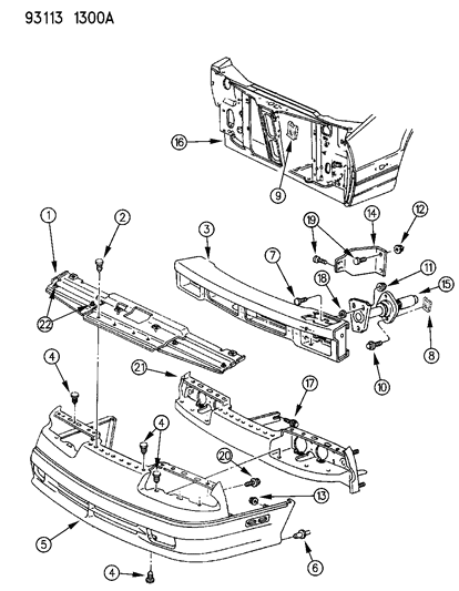 Retainer, Lower Diagram for 6502104
