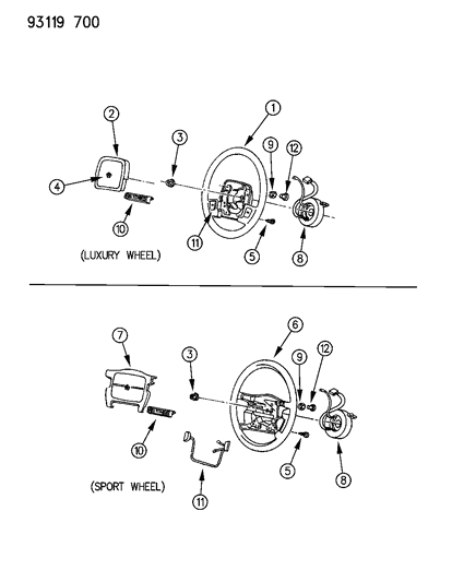 Air Bag, Module (Sport) Diagram for EL40MM6
