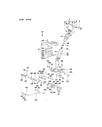 2009 Dodge Caliber Washer, Gearshift Control Link , (Plain, 10) Diagram for MF450155