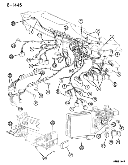 Flasher, Combination Diagram for 4607084