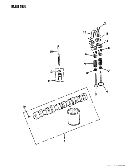 Seal, Exhaust Valve Diagram for 33002522
