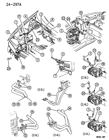 2018 Chrysler Pacifica Tube Assembly, Heater Diagram for 4596736