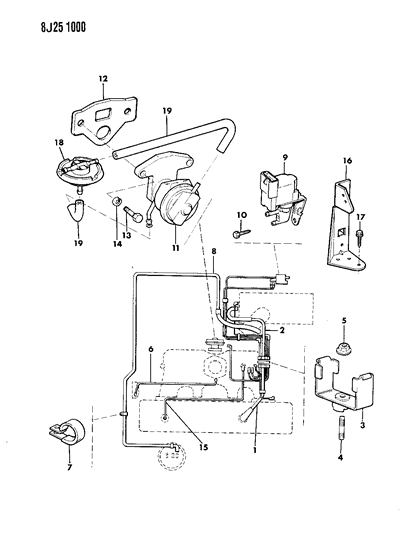 2024 Jeep Compass Gasket, EGR Valve Diagram for 33004185