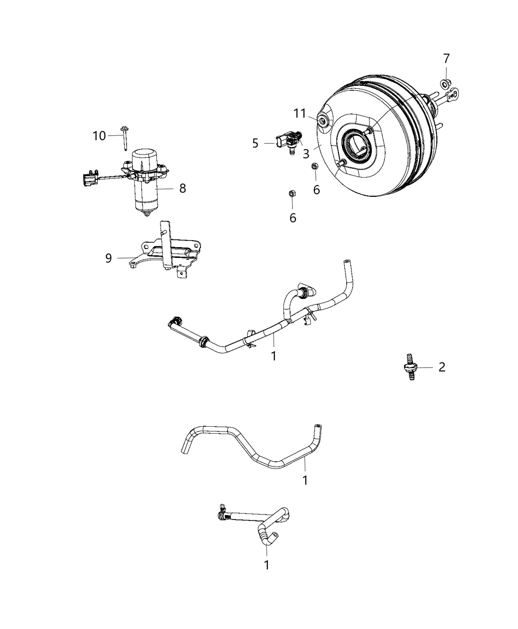 68265747AA Mopar Bracket Air Pump