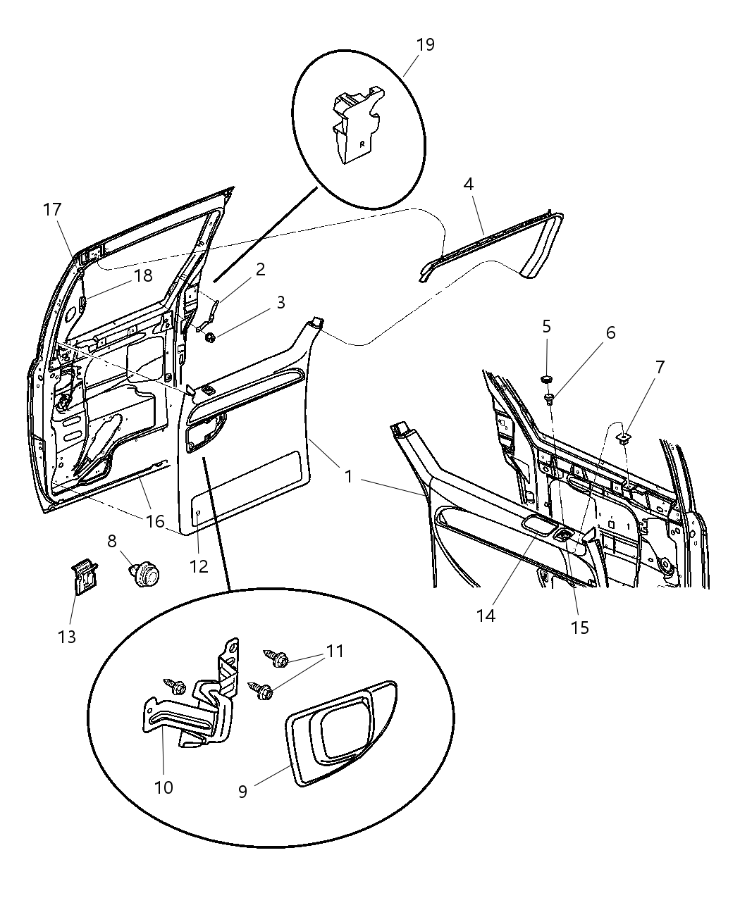 Mopar KK36BD1 Plug Sliding Door/Liftgate Hinge Access KK36BD1 Mopar Plug Sliding Door/Liftgate Hinge Access