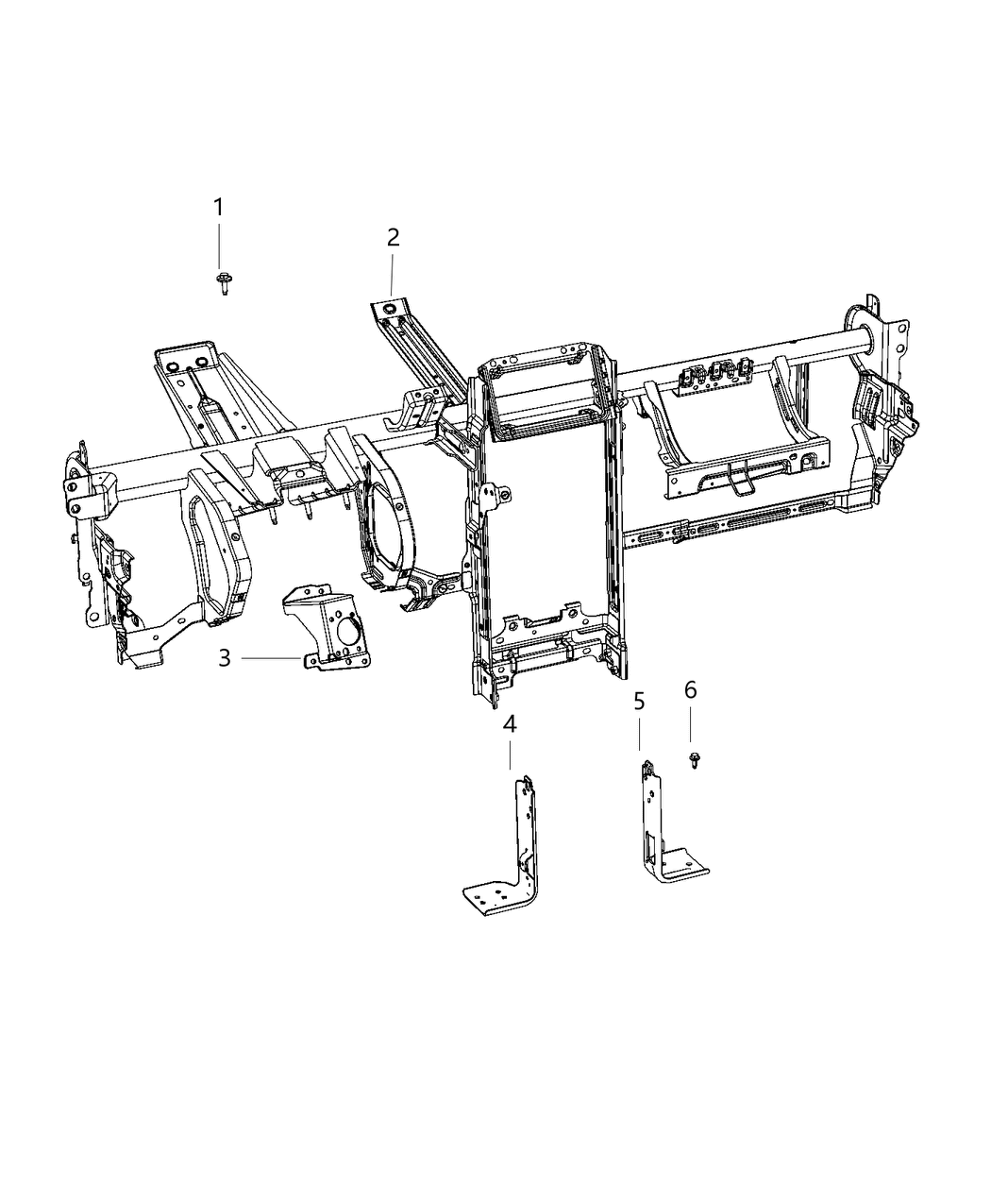 Mopar 5108208AB Bracket Instrument Panel