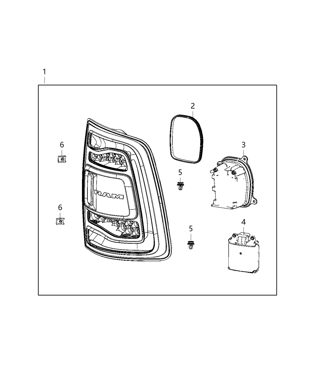 Mopar 68442393AD Module Blind Spot Detection