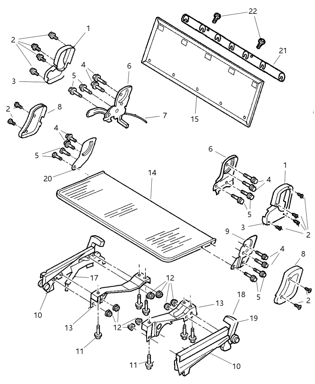 6506309AA Mopar Screw And Washer M8X1.25X20