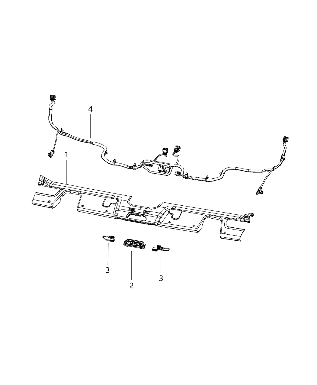 Mopar 6TB04TX7AG Molding Windshield 6TB04TX7AG Mopar Molding Windshield