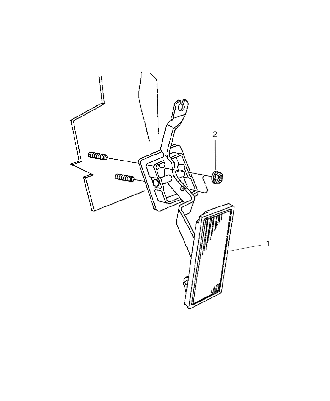 Mopar 4591762AD Pedal Accelerator 4591762AD Mopar Pedal Accelerator