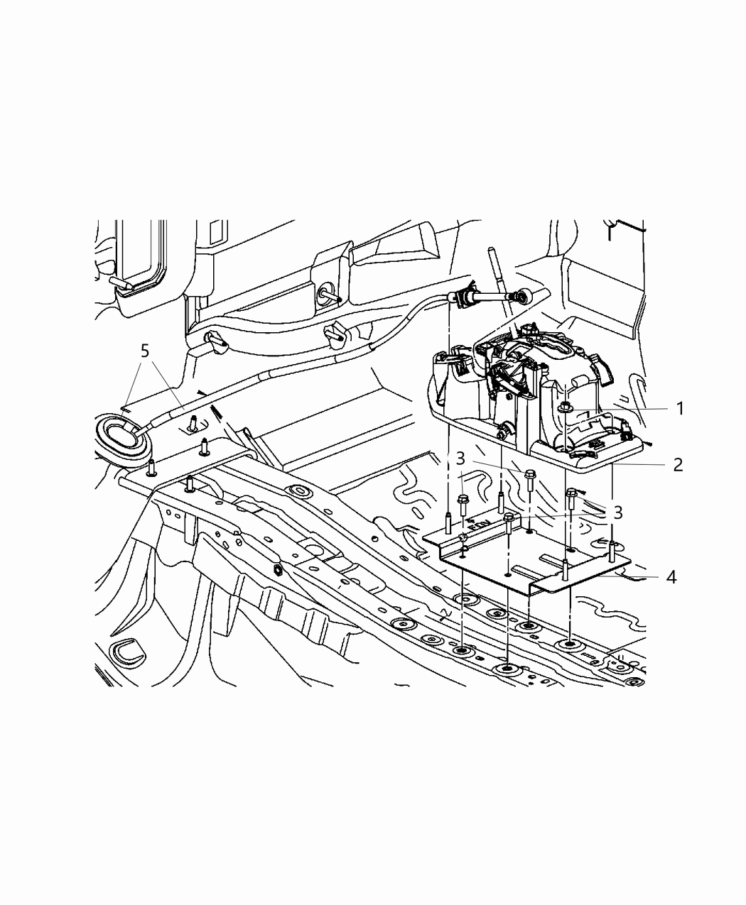 Mopar 5273379AF Interlock Cable