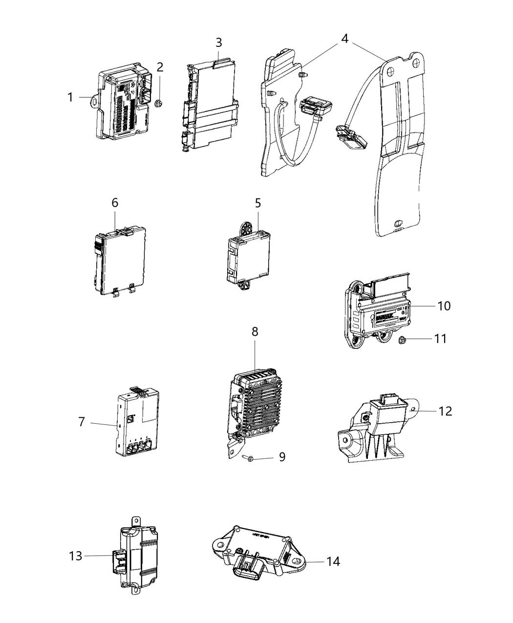 Mopar 68376080AB Module Door