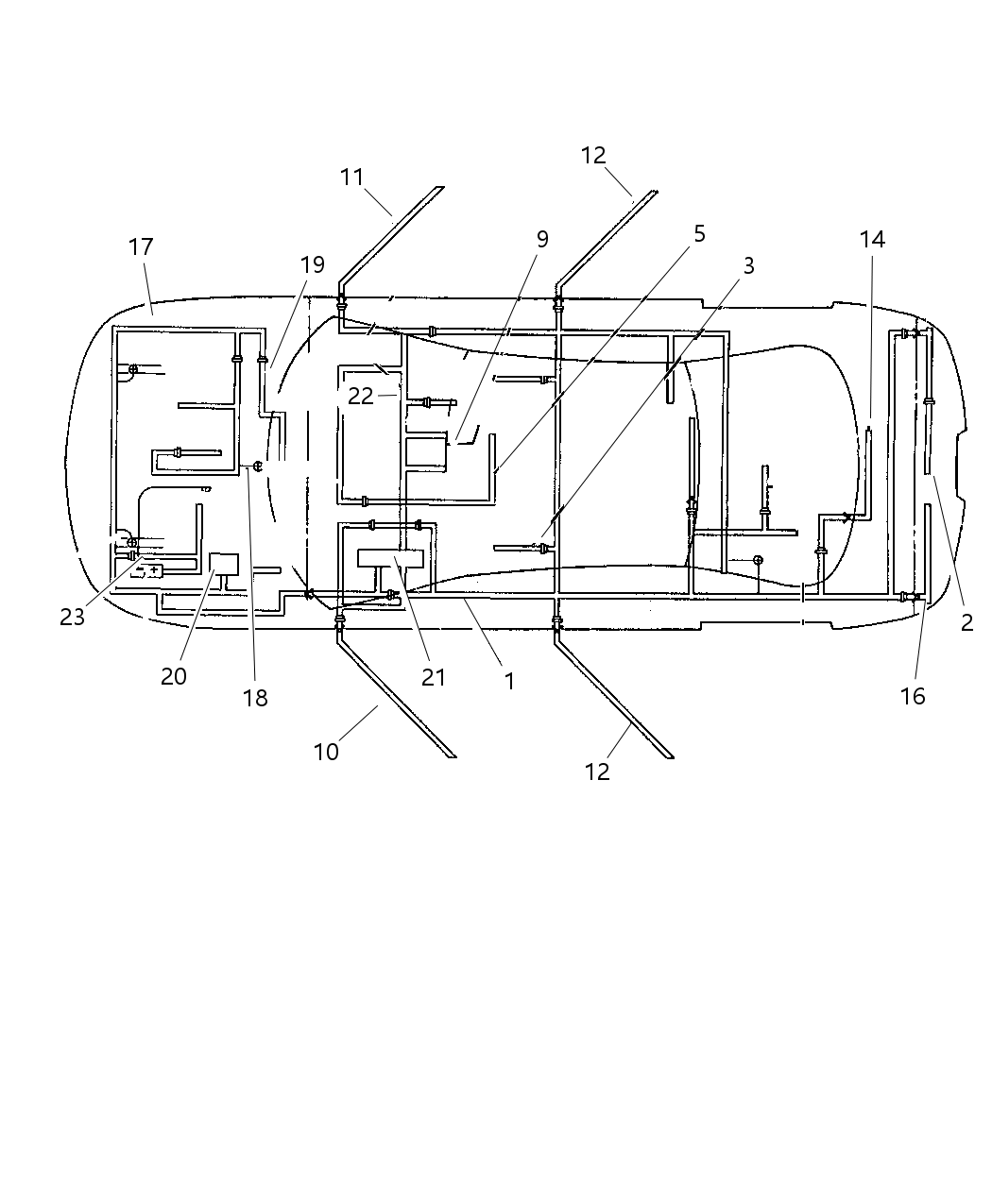 Mopar 4759730AB Wiring Front Door 4759730AB Mopar Wiring Front Door